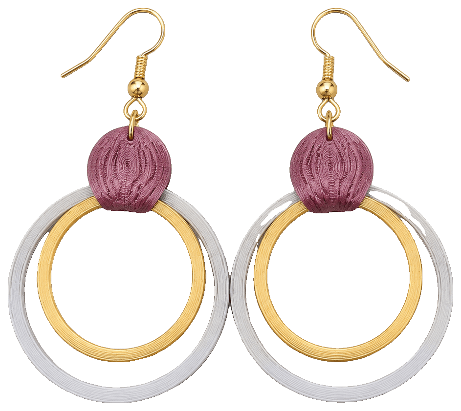 ear rings and card — 3D-printed earrings