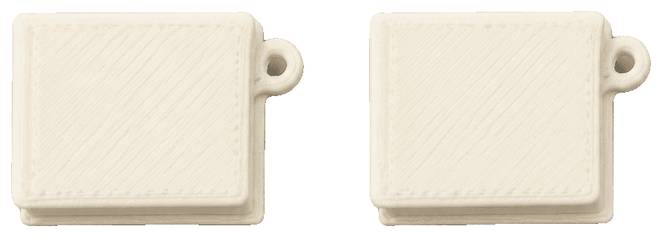Book earring with loop — 3D-printed earrings