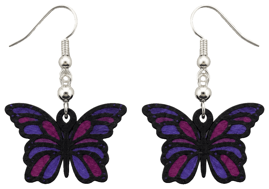Flutter Wing Earrings by 3Dreams — 3D-printed earrings