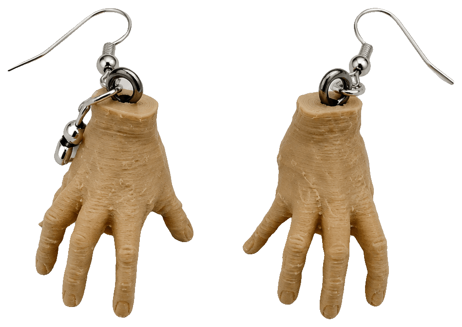 Pendientes Mano / Earrings Hand — 3D-printed earrings