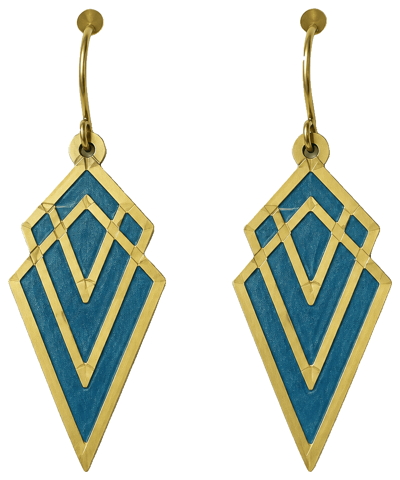 Modern Earrings — 3D-printed earrings