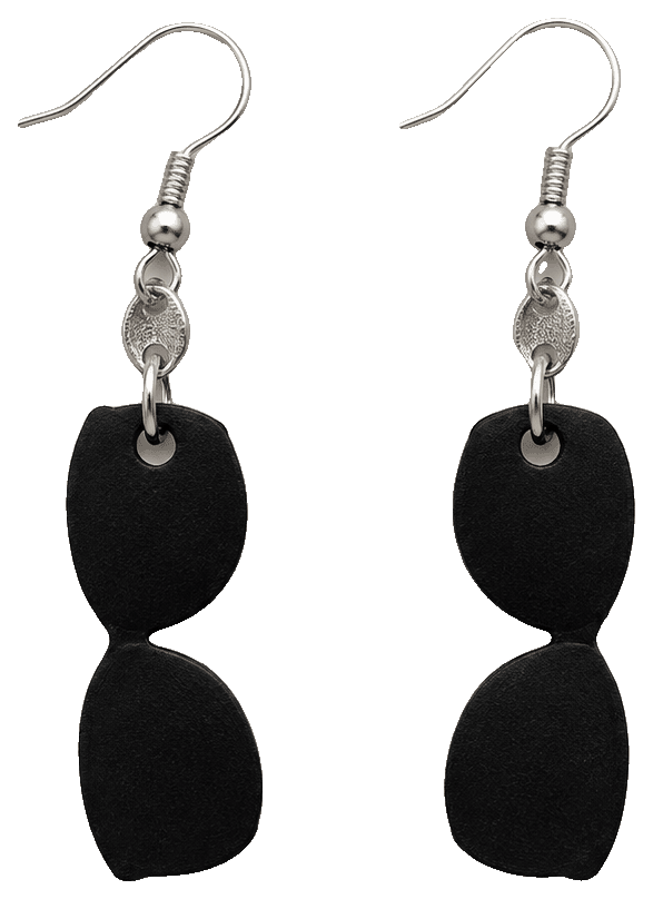 Sunglasses Earrings — 3D-printed earrings