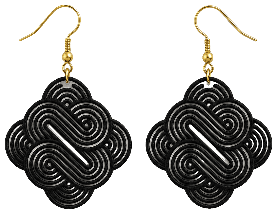 Pendientes Celtas — 3D-printed earrings