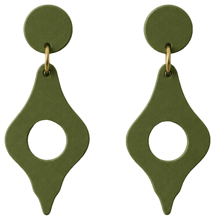 Pendientes Lagrima — 3D-printed earrings