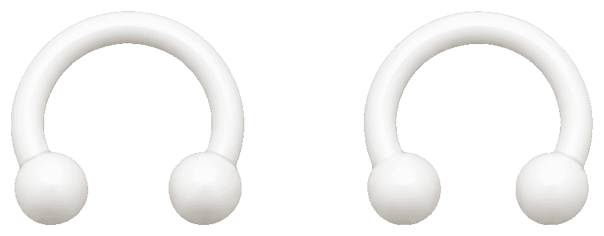 Fake Nose Ring-Ear Ring — 3D-printed earrings