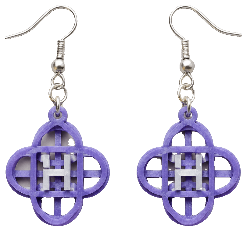 Huntrix Inspired Earrings, Charm or Keychain — 3D-printed earrings