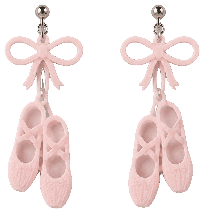 Ballet Shoes earring — 3D-printed earrings