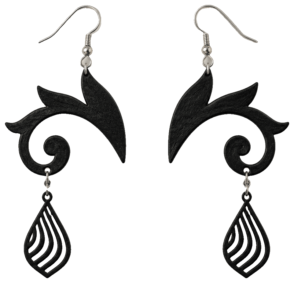 earrings by winlich — 3D-printed earrings