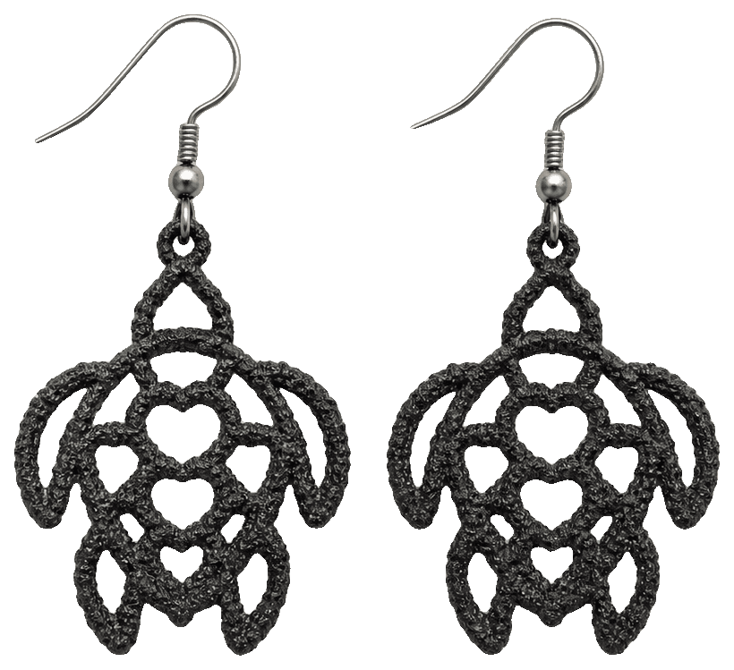Hearturtle – Love & Ocean Earring — 3D-printed earrings