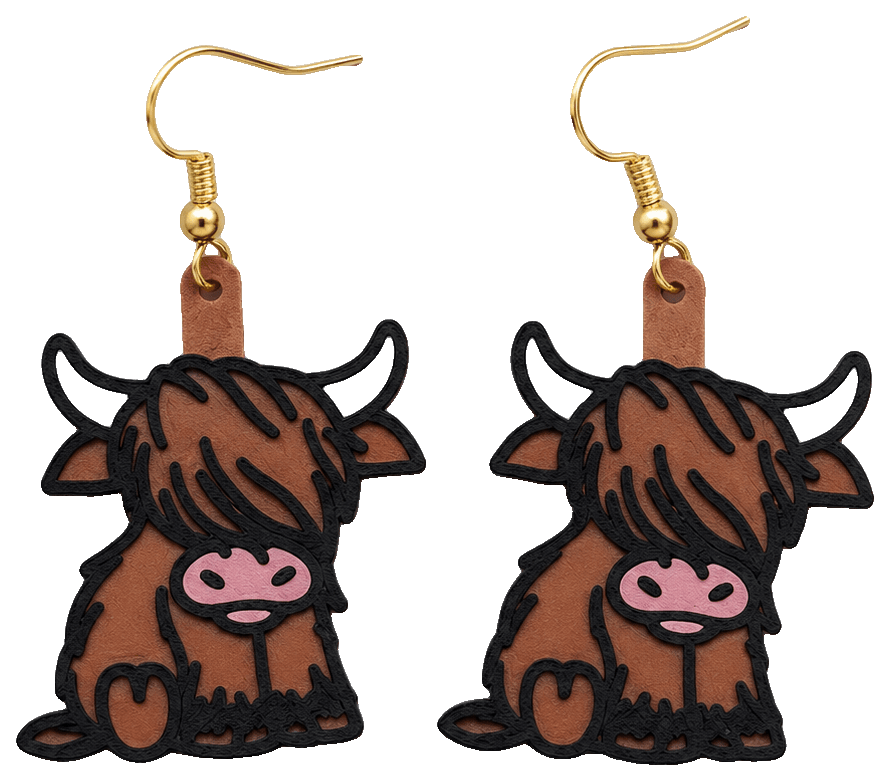 Earrings by HaleofaRanch — 3D-printed earrings