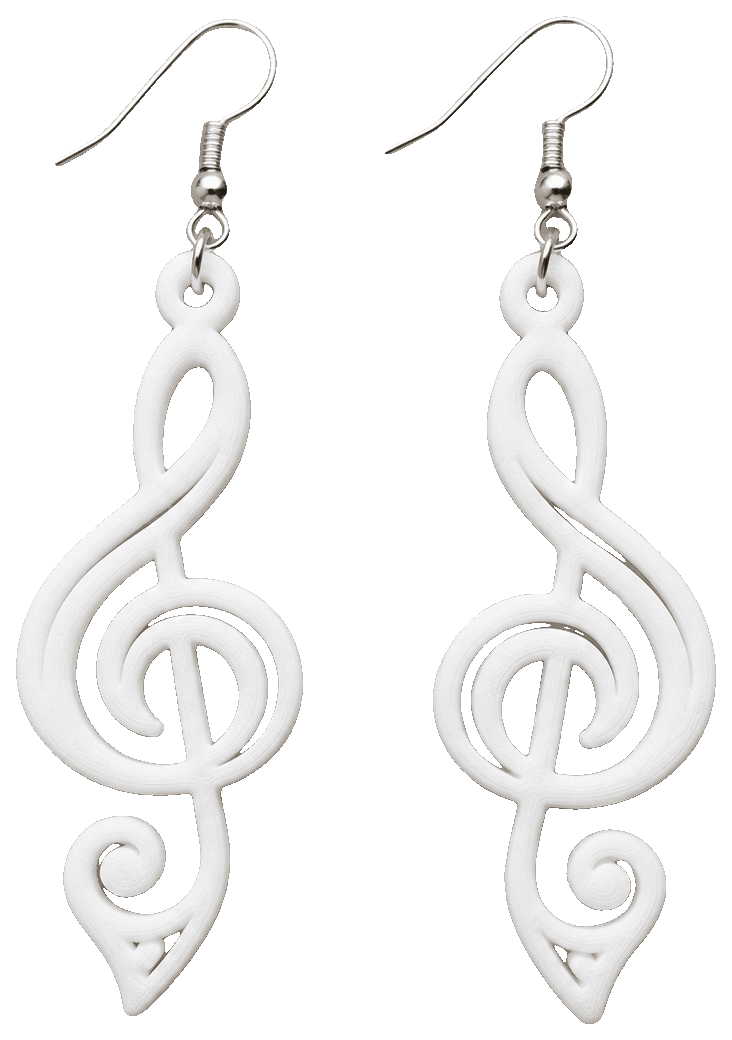 Earrings - 023 - Easy Print — 3D-printed earrings
