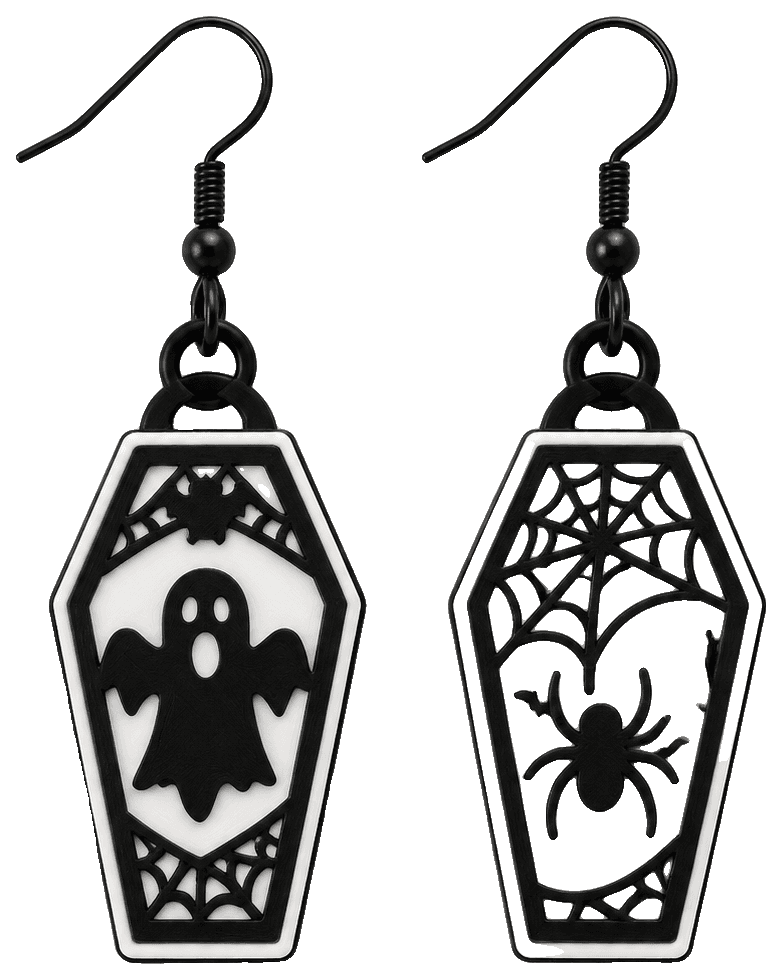 ORECCHINI MODELLO HALLOWEEN — 3D-printed earrings