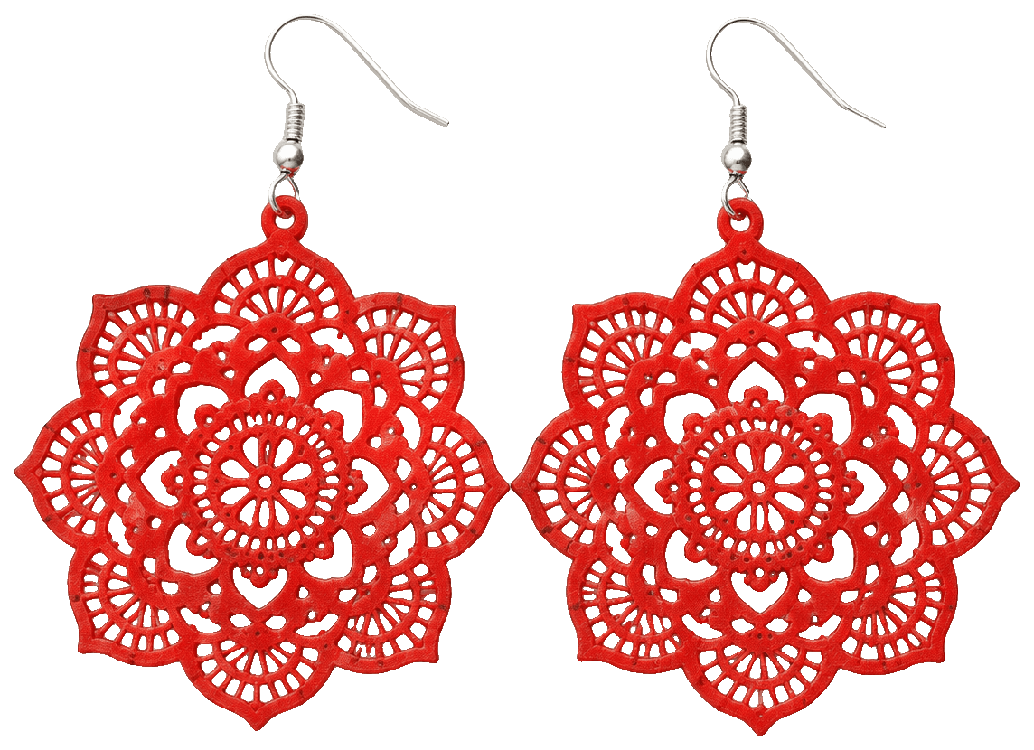 Mandala earrings by Bardo — 3D-printed earrings