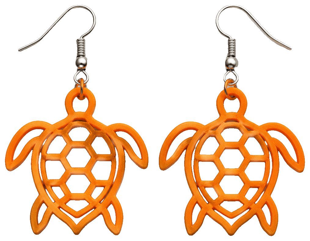 Earrings - 060 - Easy Print — 3D-printed earrings
