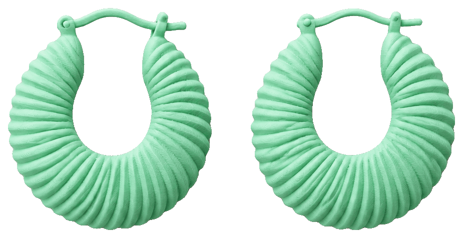 Orea - Earrings — 3D-printed earrings