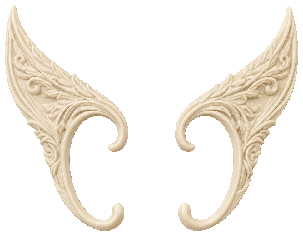 Pixie ear cuff — 3D-printed earrings