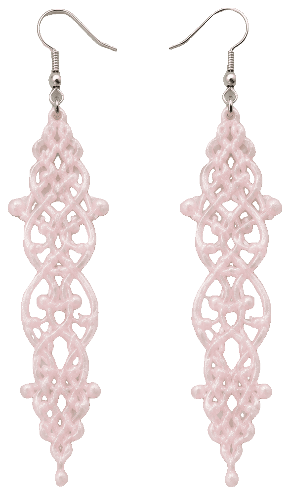 Alice Earrings — 3D-printed earrings
