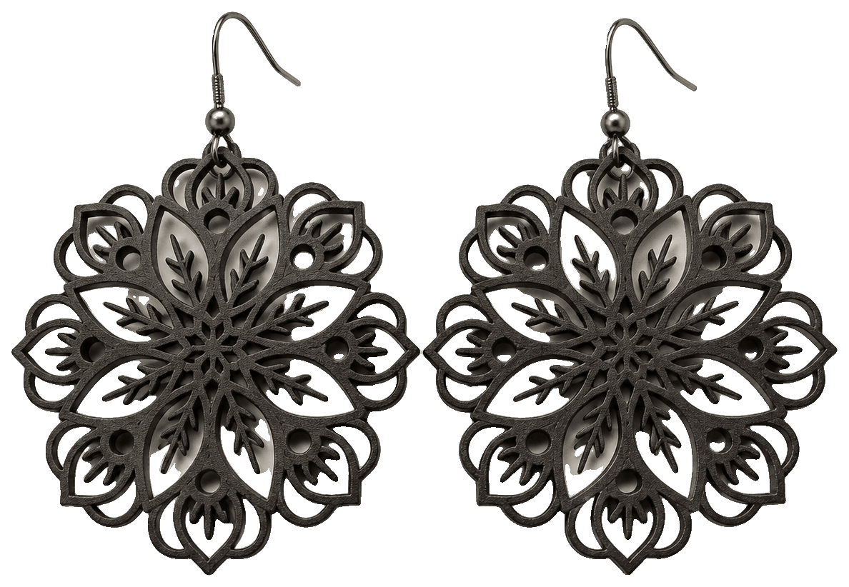 Boucles oreilles 116 — 3D-printed earrings