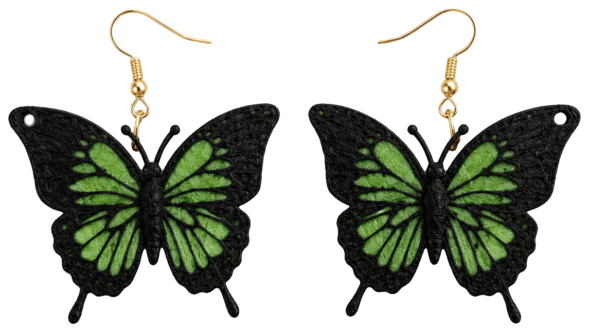 Flutter Wing earrings by Quirkys3dprinting — 3D-printed earrings