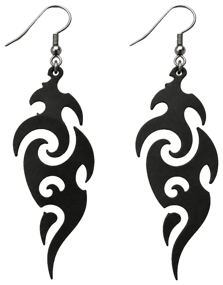 Tribal Earrings — 3D-printed earrings