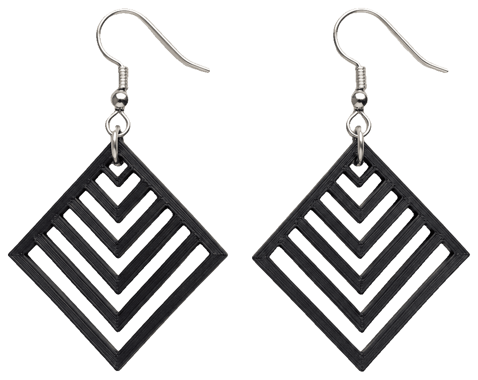 Easy to print ear rings — 3D-printed earrings