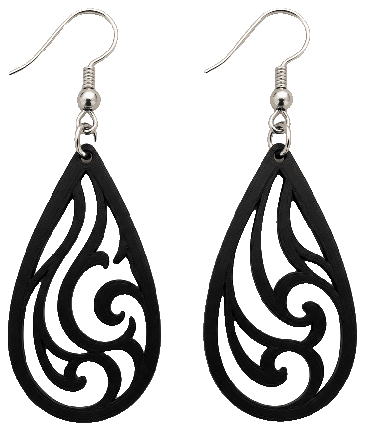 Dangle Earrings by mishkin2 — 3D-printed earrings