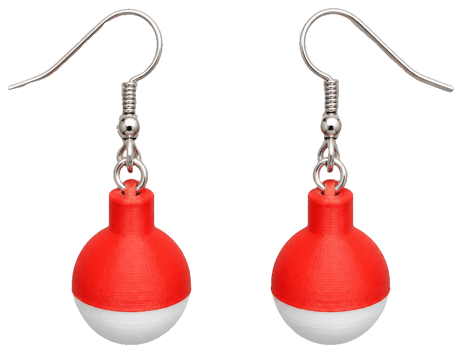 Bobber Earrings — 3D-printed earrings