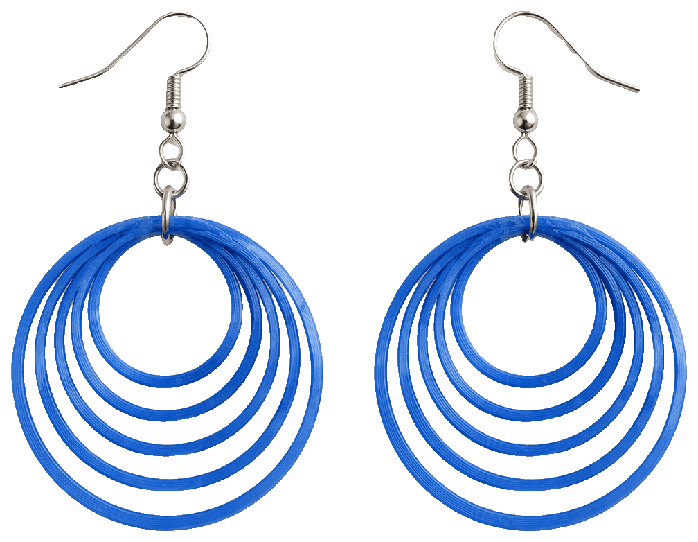 Hoop earrings — 3D-printed earrings