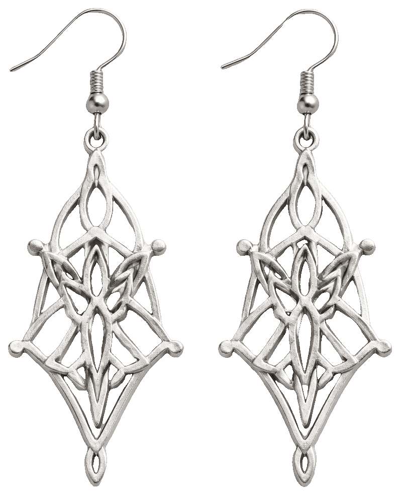 Lord of the rings (Evenstar Pendant and earrings) — 3D-printed earrings