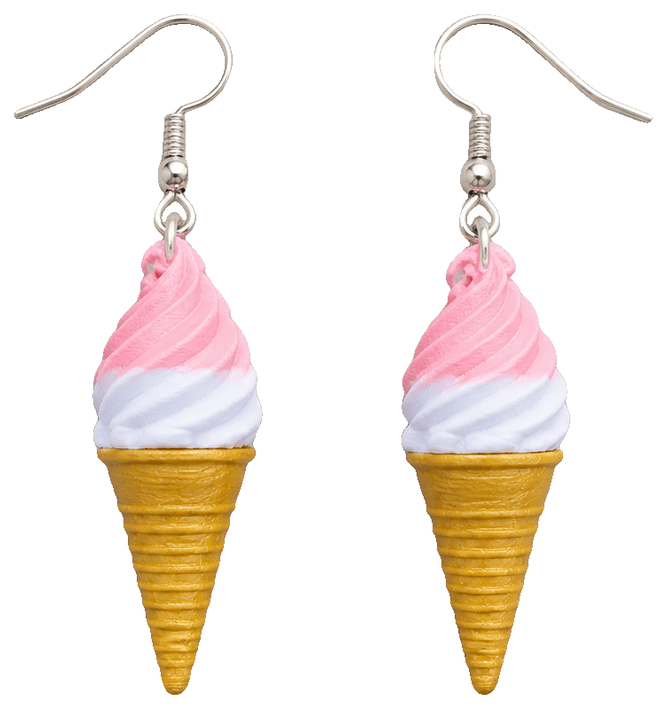 summer ices earrings — 3D-printed earrings