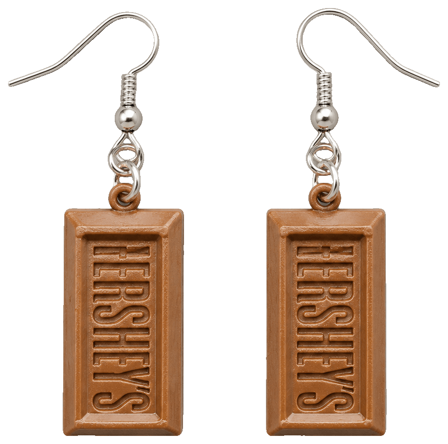 Hershey earrings — 3D-printed earrings