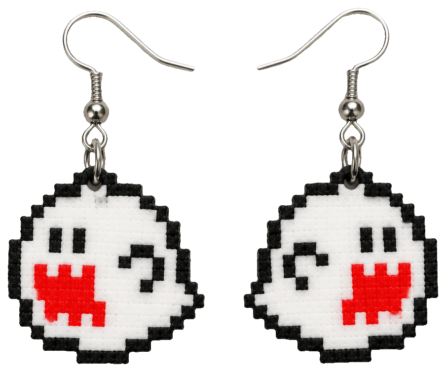 Boo Earrings — 3D-printed earrings