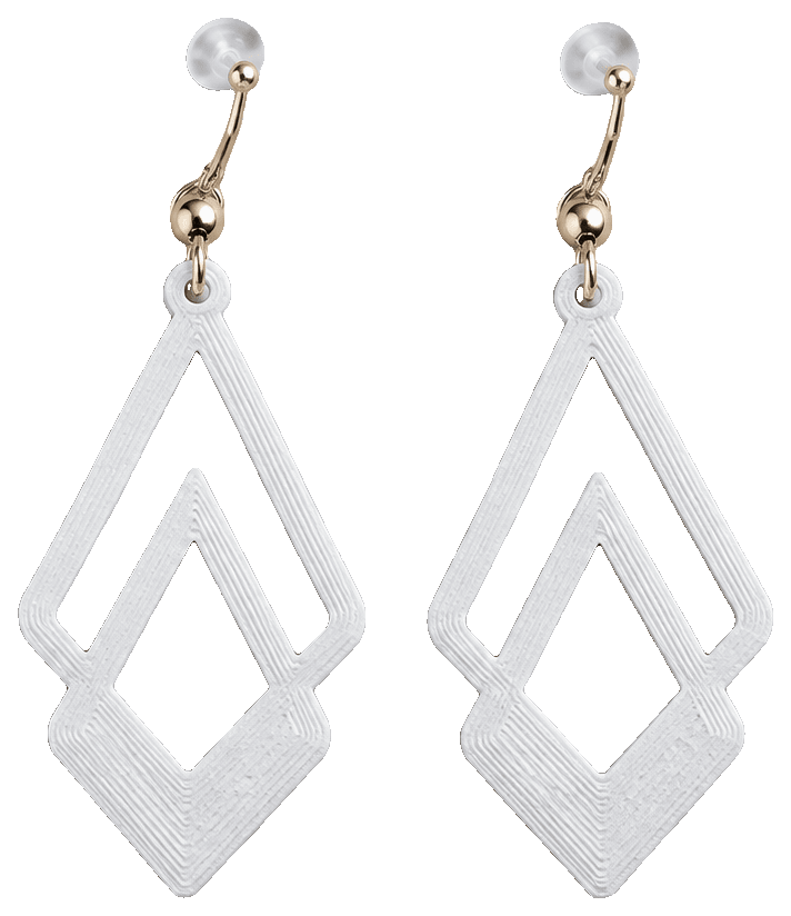 boucle d'oreille/earrings — 3D-printed earrings