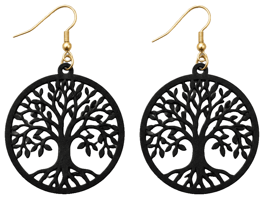 Earrings tree Of Life — 3D-printed earrings