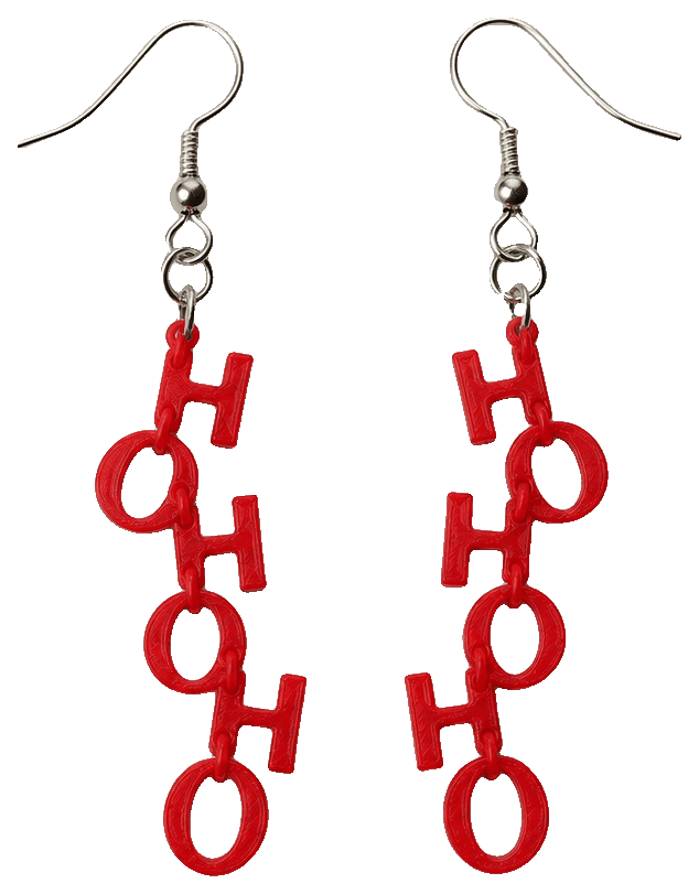 CHRISTMAS EARRINGS! — 3D-printed earrings