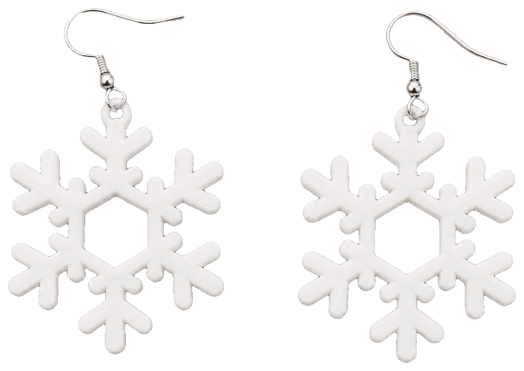 Christmas Earrings by Taylor — 3D-printed earrings