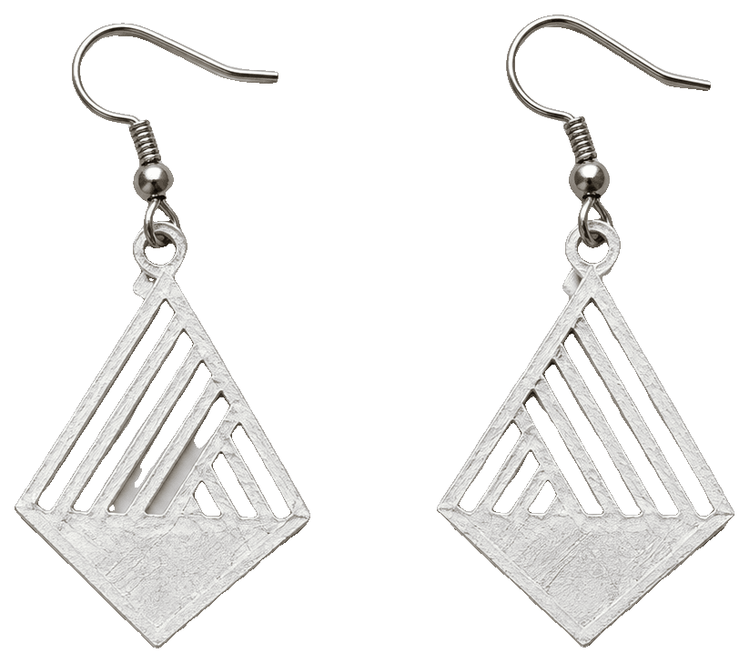 Triangle earring — 3D-printed earrings