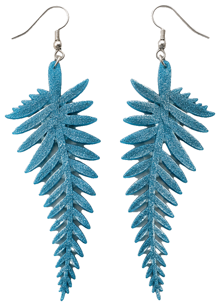 Fern Leaf Earrings — view 1