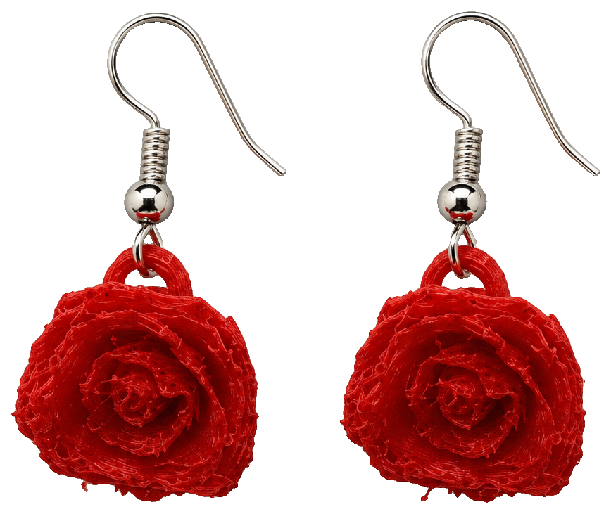 Rose Earrings by 3Dreams — view 1