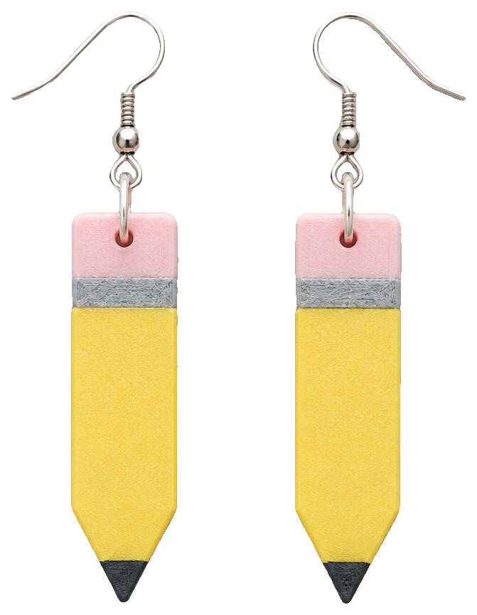 Pencil Earrings by lrcustoms — view 1