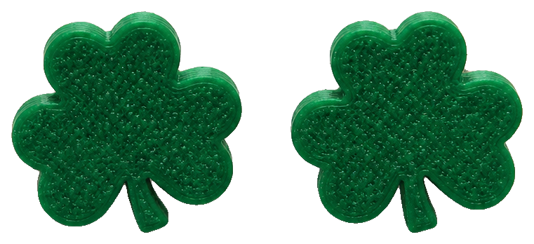 Shamrock Stud Earrings — view 1