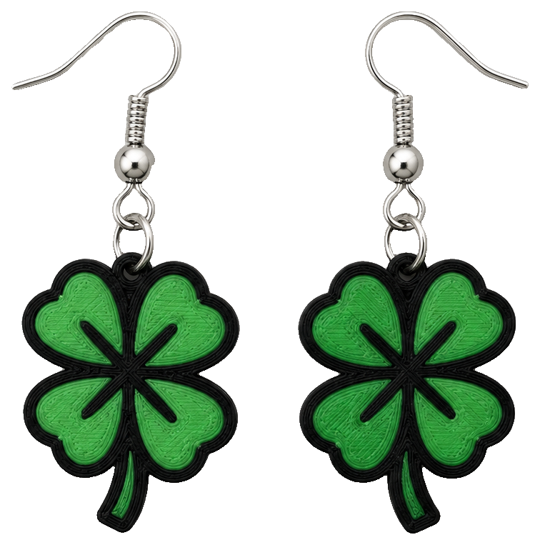 Shamrock Earrings (Spring 2025 - Design 1/5) — view 1