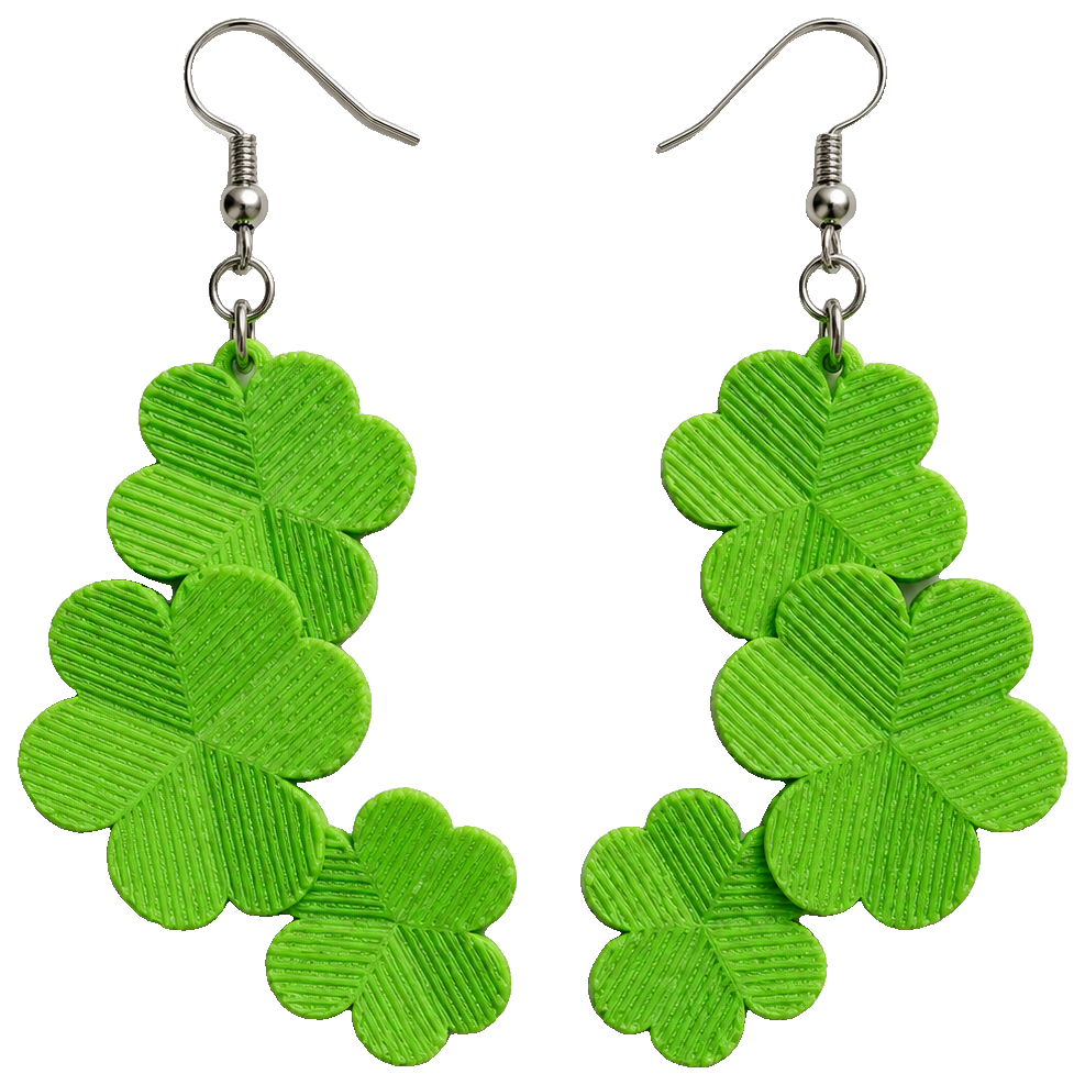 Shamrock earrings by Gar_Deco — view 1