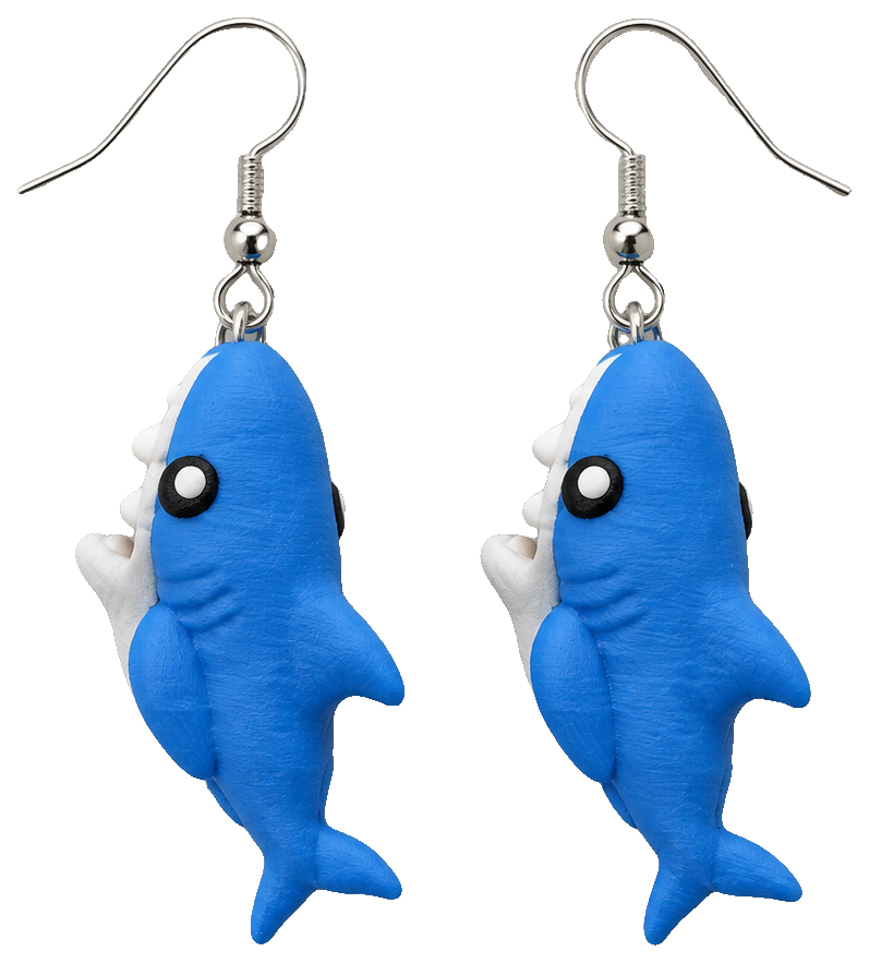 Shark Chomper Earrings — view 1