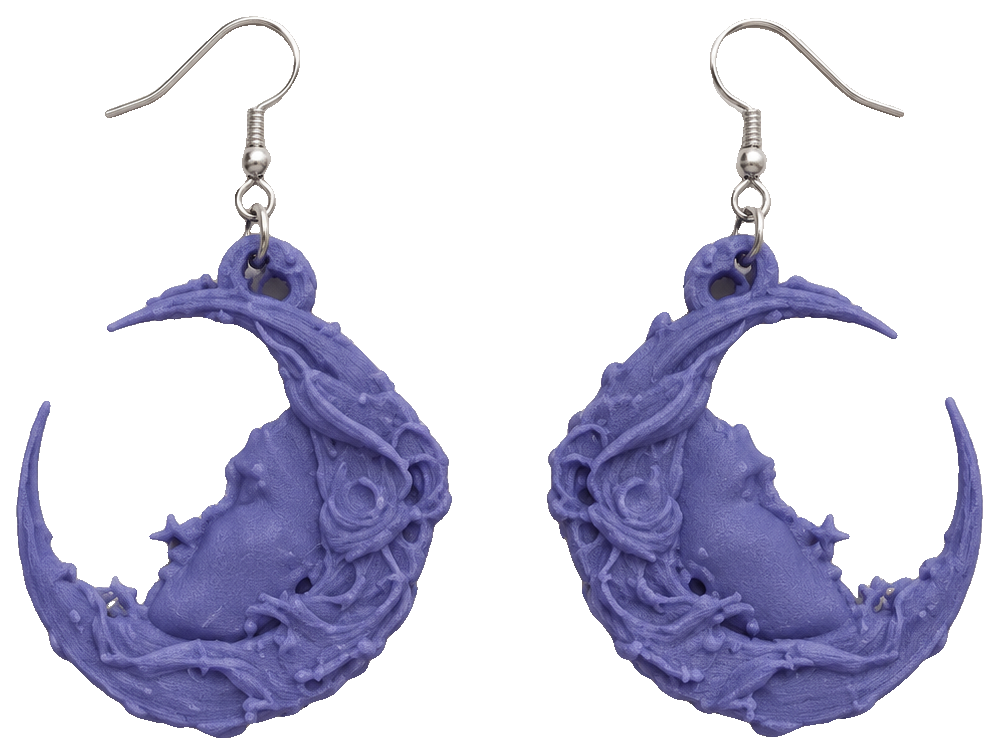 MOON GIRL EARRINGS — view 1