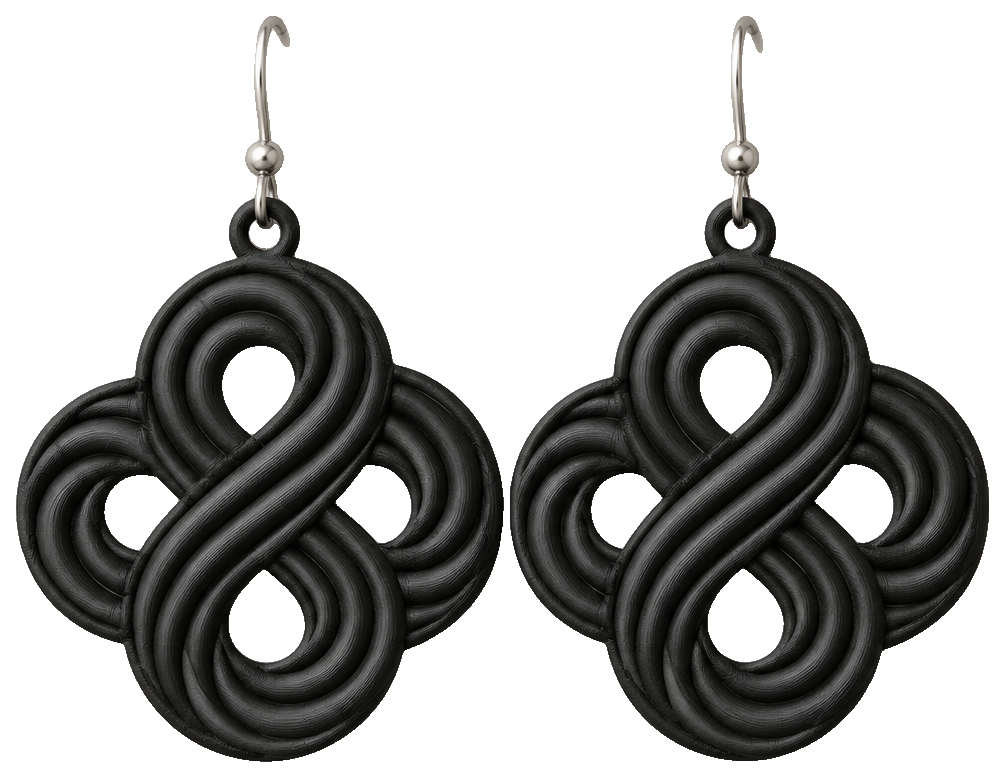 Infinite Node of Love Earrings — view 1