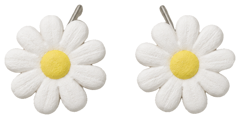 Springtime Daisy Stud Earrings — view 1