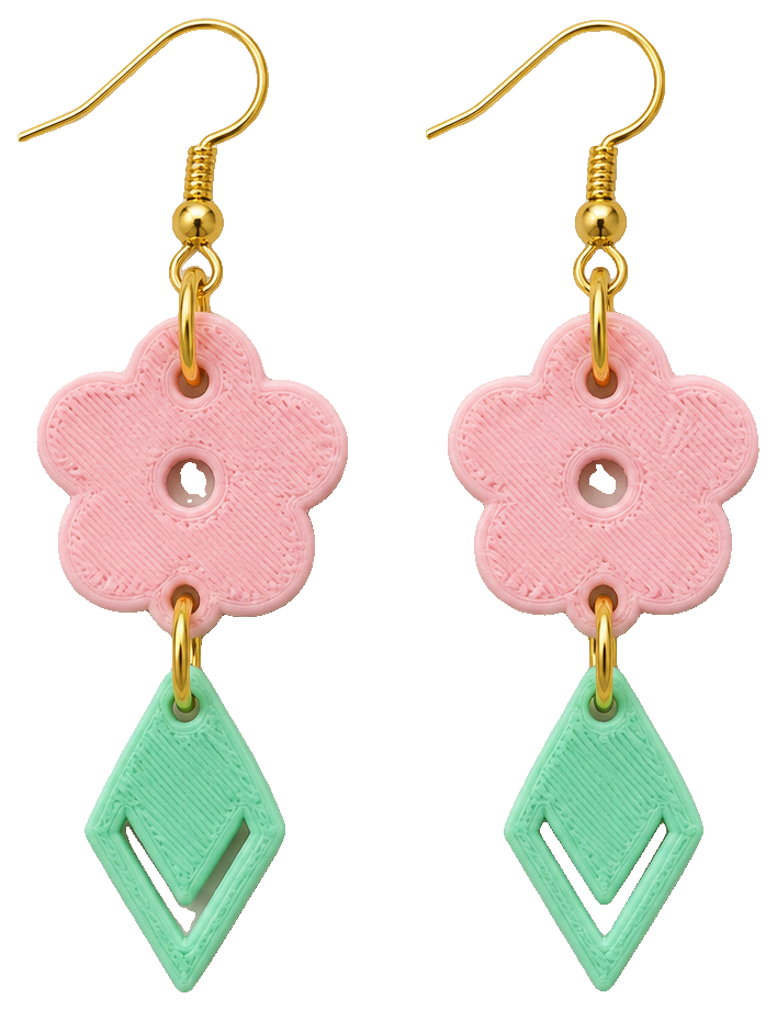 Boucles d'oreilles “Sweet Spring" — view 1