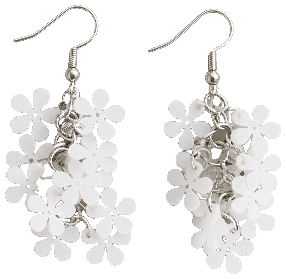 Cherry blossom earrings by Liska — view 1