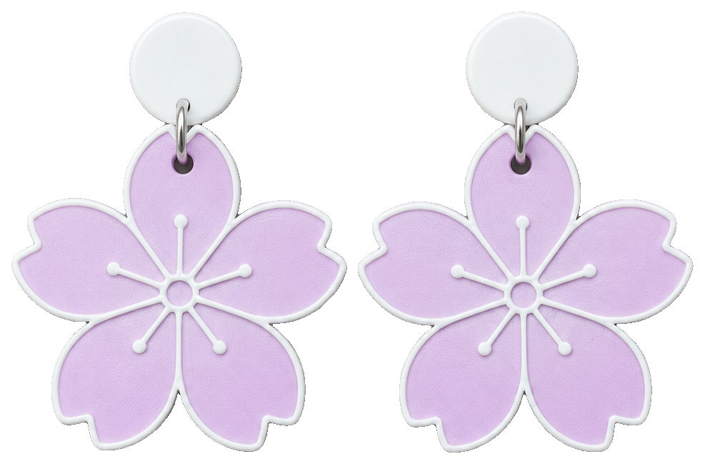 Pendientes Flor sakura — view 1